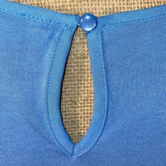 Elle Periwinkle Blue Sleeveless Top - Picture 10 of 15